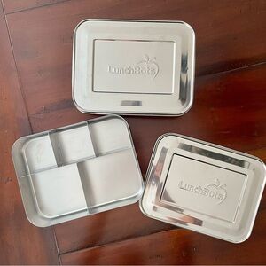 LunchBots Large Cinco Stainless Steel Lunch Container